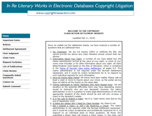 Tablet Screenshot of copyrightclassaction.com